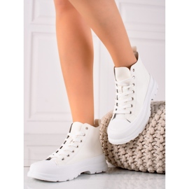 Forever Folie Modische hohe Sneakers weiß 2