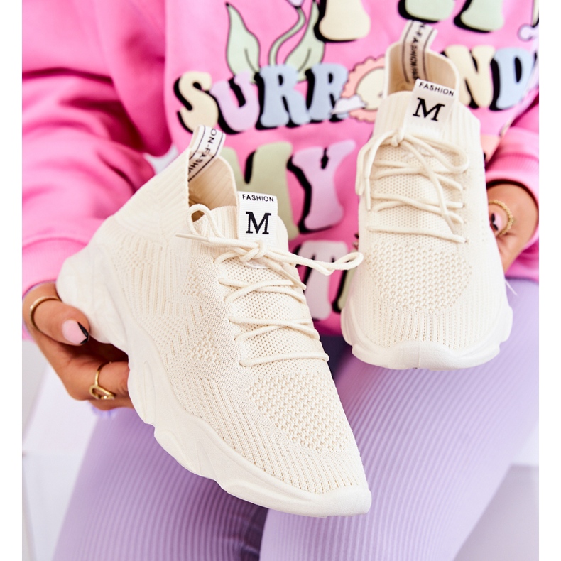 PS1 Sportschuhe Sneaker Stoff Hellbeige Nolene 1