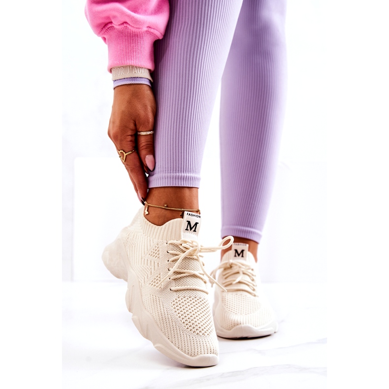 PS1 Sportschuhe Sneaker Stoff Hellbeige Nolene 2