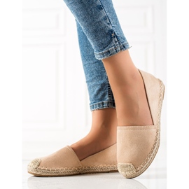 TRENDI Klassische beige Espadrilles 1