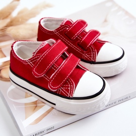 Rote Bernie Klett-Sneaker für Kinder 2
