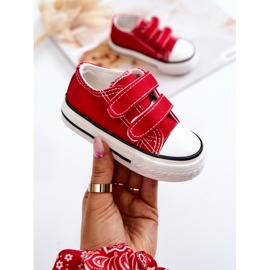 Rote Bernie Klett-Sneaker für Kinder 4