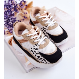 FR1 Sportschuhe für Kinder Turnschuhe Weiß und Schwarz Kizzie 2