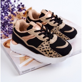 FR1 Sportschuhe für Kinder Turnschuhe Schwarz und Beige Kizzie 1