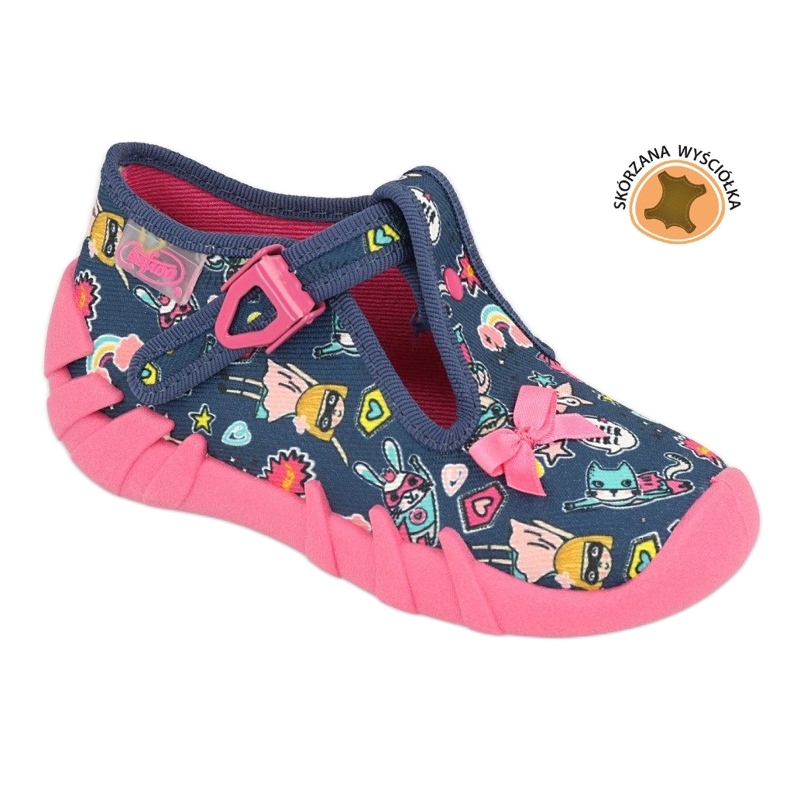 Befado Kinderschuhe 110P456 marineblau mehrfarbig 1