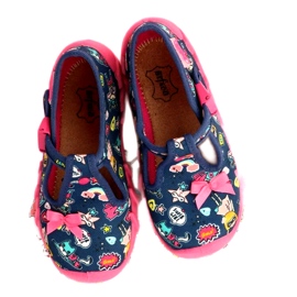 Befado Kinderschuhe 110P456 marineblau mehrfarbig 2