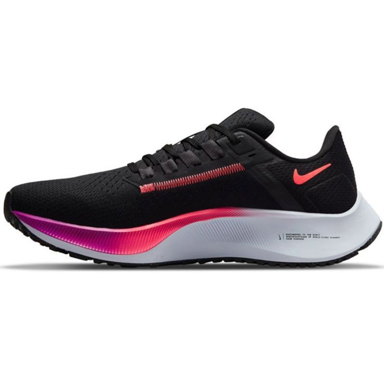 Nike Air Zoom Pegasus 38 W Laufschuhe CW7358 011 schwarz violett rosa 1