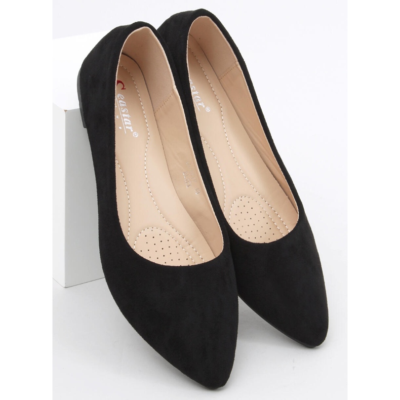 Charita Schwarze Ballerinas für Damen 1