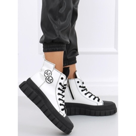 Ayse WEISS / SCHWARZE Turnschuhe weiß 1