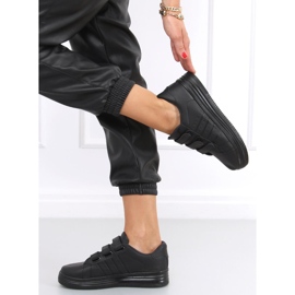 Saanvi Negro Turnschuhe mit Klettverschluss schwarz 2