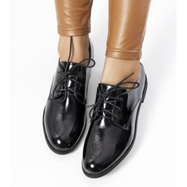 Schwarz lackierte Damenschuhe Gardi 1