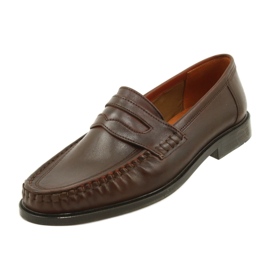 Pilbut Braune Loafer aus Morello-Leder 3