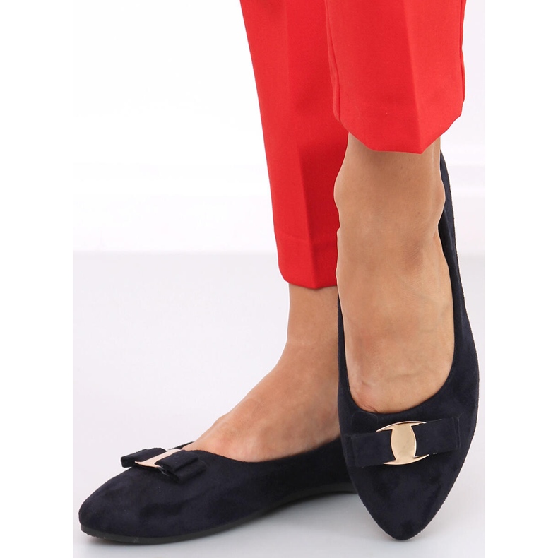 Janya Deep Orchid Damenballerinas marineblau 1