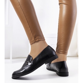 Schwarze Genovese-Slipper für Damen 1