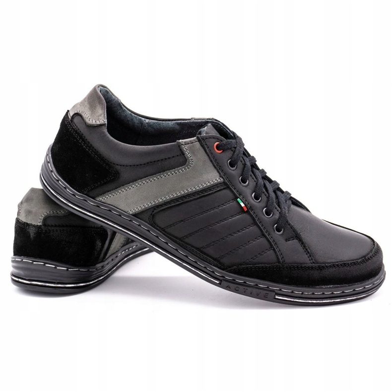 Olivier Herren Lederschuhe 236GT schwarz 3