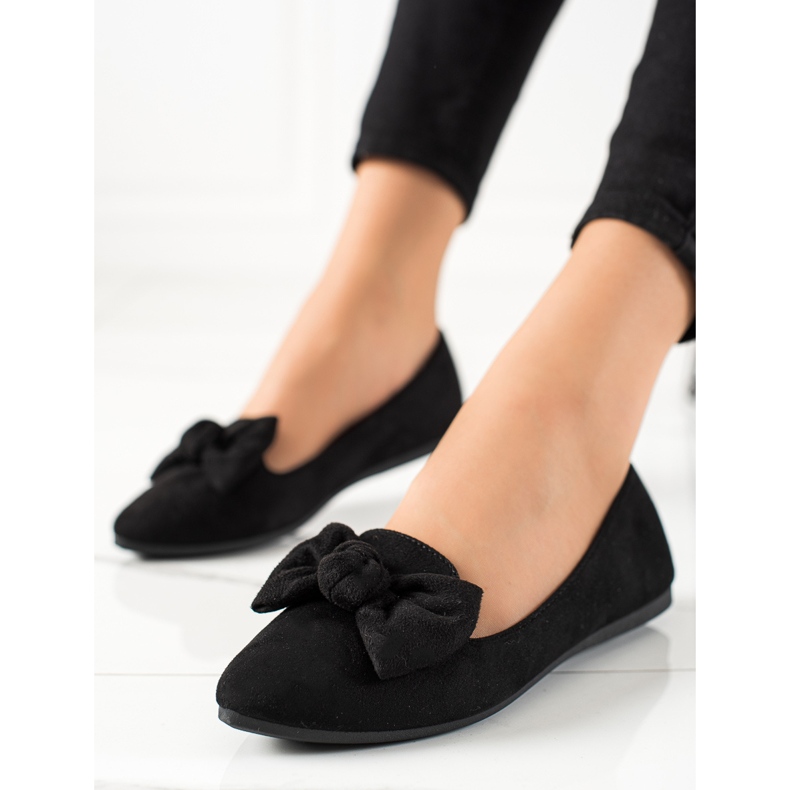 W. Potocki Ballerinas mit Schleife Potocki schwarz 1