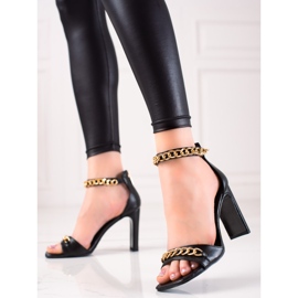 W. Potocki Elegante Potocki-Sandalen schwarz 1