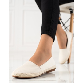 Ideal Shoes Klassische Espadrilles beige 2