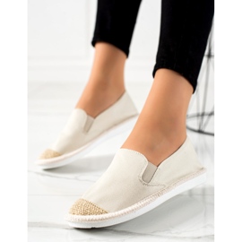TRENDI Lässige beige Espadrilles 1