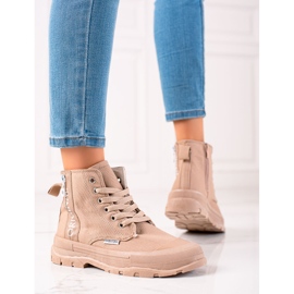 Sabatina Original hohe Sneakers beige braun 2