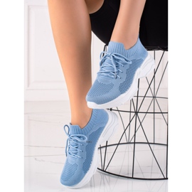 Renda Blaue Turnschuhe zum Schnüren 1