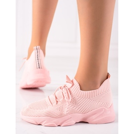 Sweet Shoes Rosa Sportschuhe 1