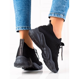 Sweet Shoes Schwarze Sportschuhe 2