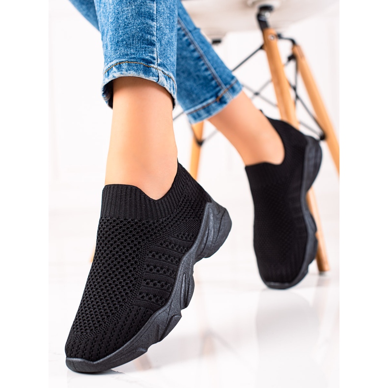 Sweet Shoes Slip-on-Sport-Turnschuhe schwarz 1