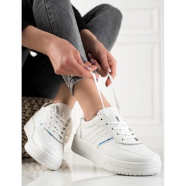 TRENDI Modische Turnschuhe weiß 1