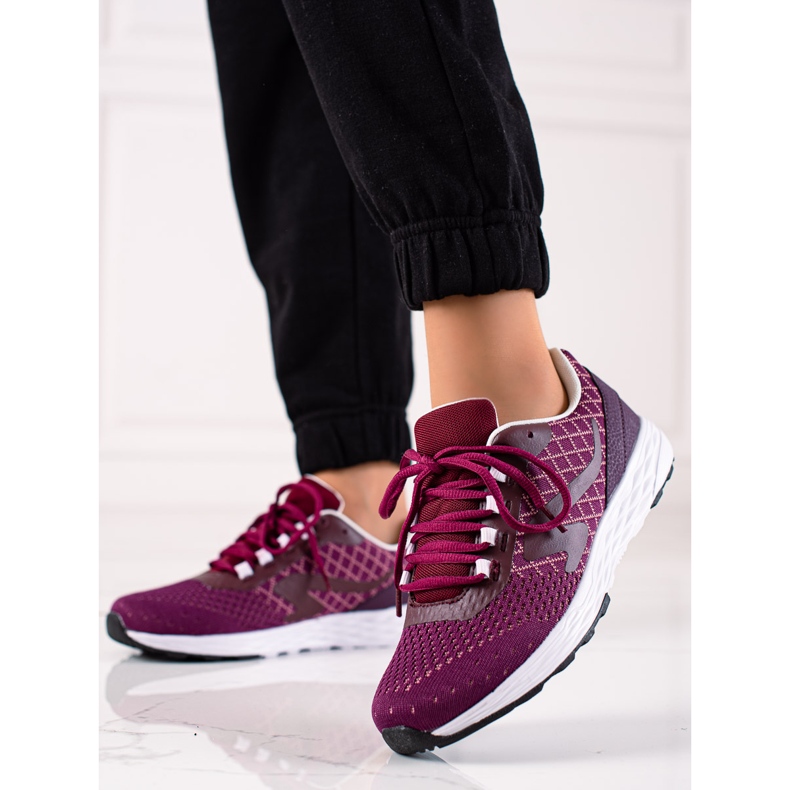 TRENDI Lila Sportschuhe violett 1
