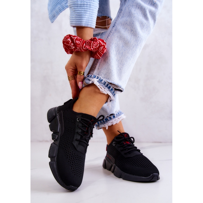 Sportschuhe für Damen Memory Foam Big Star JJ274273 Schwarz 2