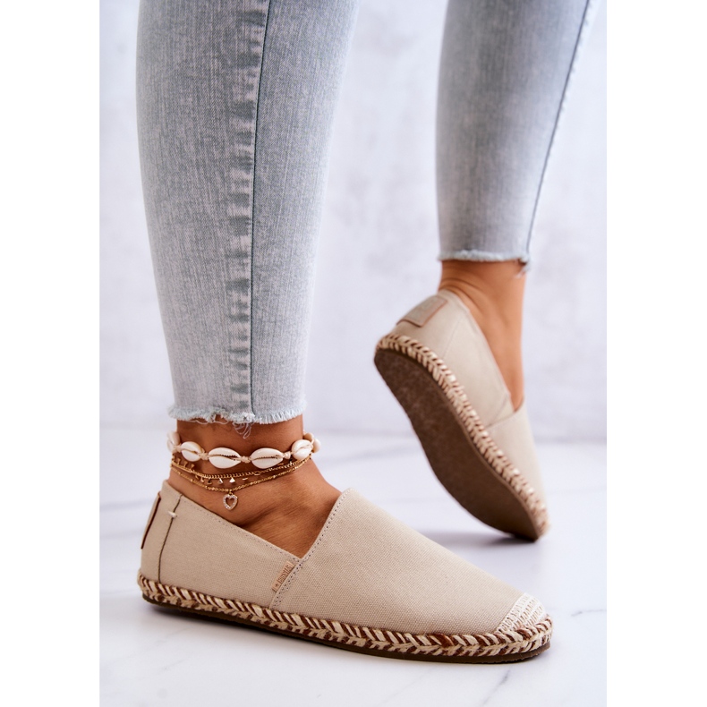 Espadrilles zum Hineinschlüpfen Big Star JJ274899 Beige 2