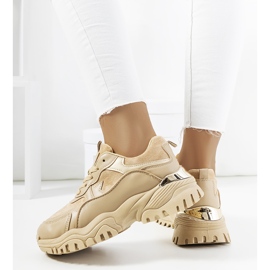 Braune Turnschuhe für Damen von Livorno 1