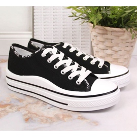 Turnschuhe auf der Plattform S. Barski W OLI156A schwarz 2