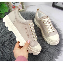 Bugatti W INT1721 beige Turnschuhe auf der Plattform 1