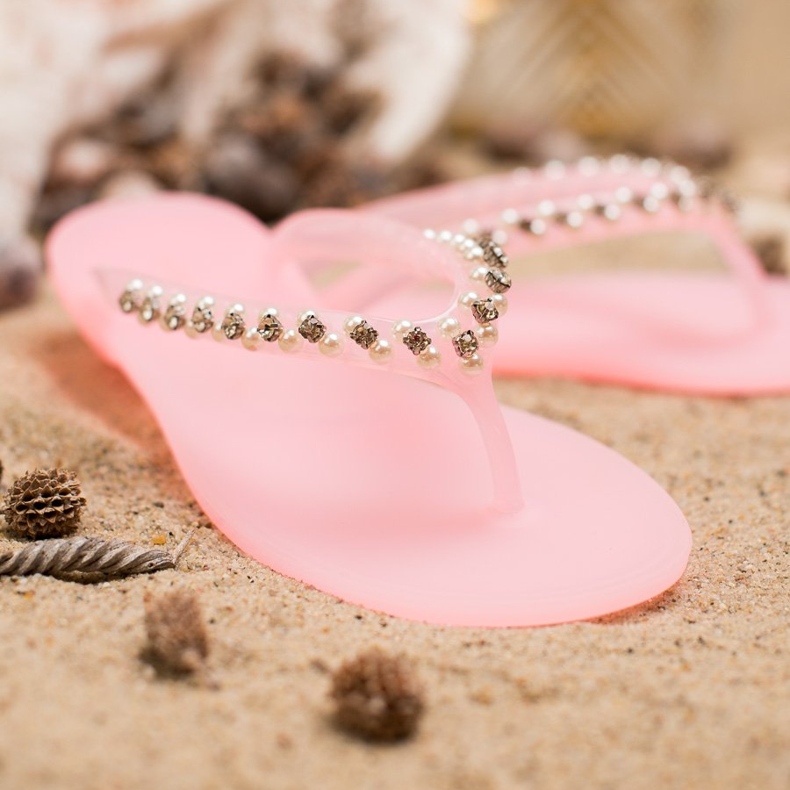 Vices Flip-Flops mit Ornamenten Laster rosa 1