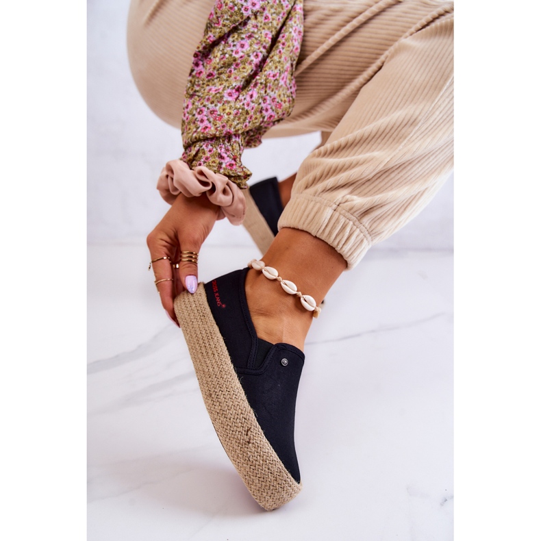 Damen Espadrilles On The Platform Cross Jeans JJ2R4015C Schwarz 1