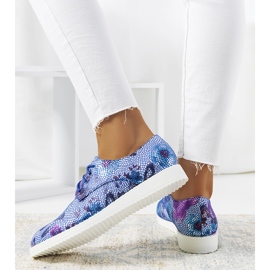 Blaue Damenschuhe von Barrow 1