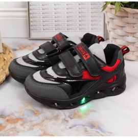 Schuhe glänzende Sohle News Jr EVE348 schwarz 2