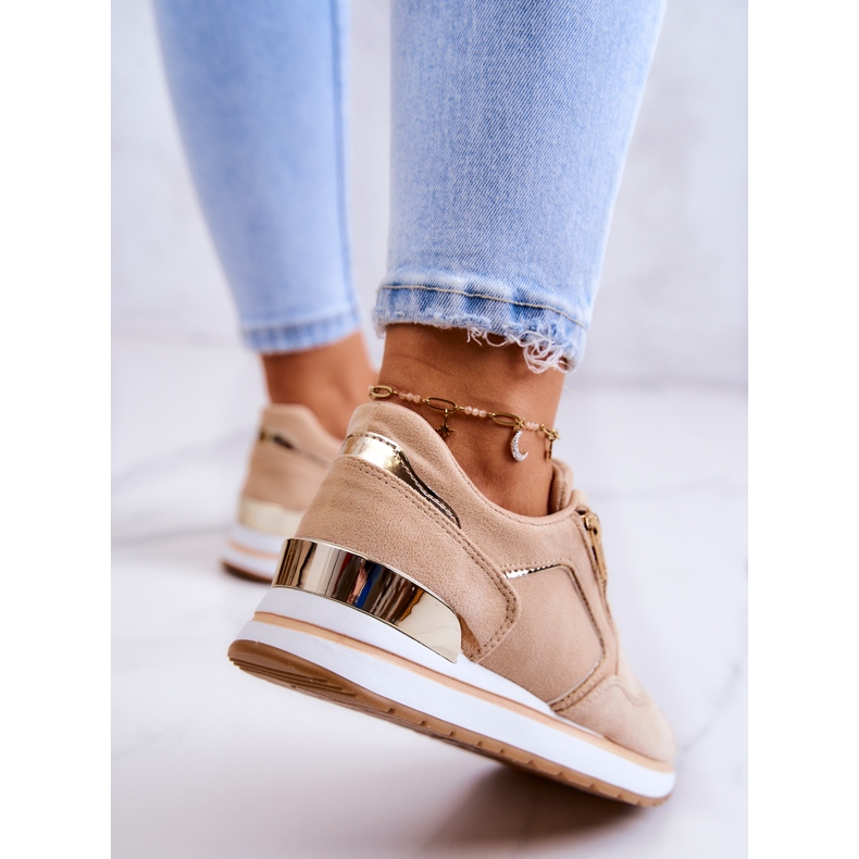 FB2 Sportschuhe aus Wildleder auf einer dunkelbeigen Riverside-Plattform 2