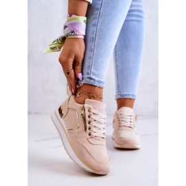 FB2 Sportschuhe aus Wildleder auf der Plattform Riverside Light Beige 1