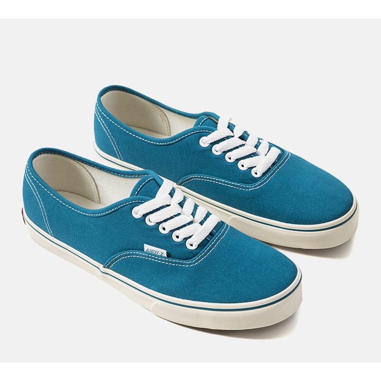 Türkise Turnschuhe für Herren von Flax blau grün 1