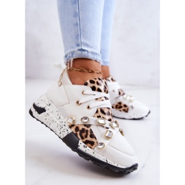 Damen Sportschuhe Lu Boo White Frency weiß 2