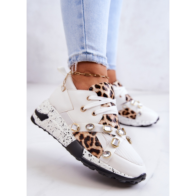 Damen Sportschuhe Lu Boo White Frency weiß 2