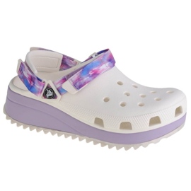 Crocs Classic Hiker Dream Clog W 207772-577 weiß lila 1