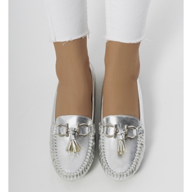 Silberne Loafer für Damen von Taylor 1