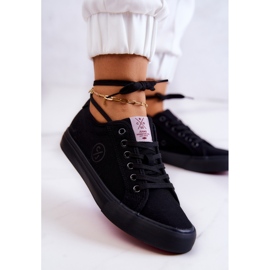 Damen Material Sneakers Cross Jeans JJ2R4049C Schwarz 2