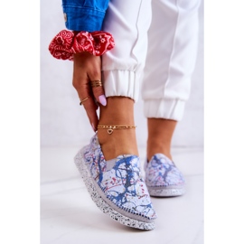 Damen-Slipper aus Leder Maciejka 03512-39 Blau 1