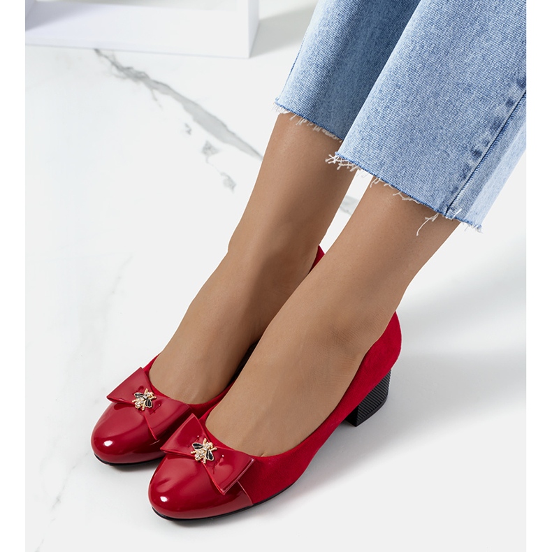 Rote Damenpumps von Sharona 1