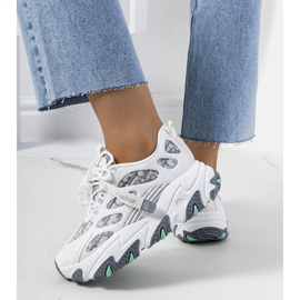 Weiße Damensneaker von Melsen mehrfarbig 2